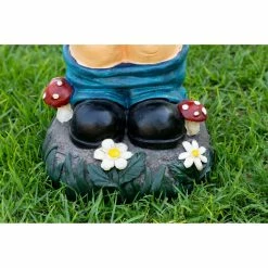 New ๐งจ Garden Gnomes Alpine Corporation Alpine Mooning Welcome Gnome Statue ๐ 11 New ๐งจ Garden Gnomes Alpine Corporation Alpine Mooning Welcome Gnome Statue ๐ -Garden Statues Shop detail2ALP1283