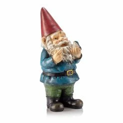 Cheap 🔥 Alpine Garden Gnomes Grayson Garden Gnome With Bird Cast Resin Garden Statue 🥰 -Garden Statues Shop detail2ALP467