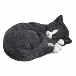Wholesale ✨ Animal Statues Hi-Line Gift Ltd. Cat Lying And Sleeping Garden Statue 😉 -Garden Statues Shop detail2HILI056