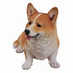 Coupon 🔔 Animal Statues Hi-Line Gift Ltd. Corgi 🦮 Dog Garden Statue 💯 -Garden Statues Shop detail2HILI082