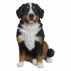Budget 😀 Animal Statues Hi-Line Gift Ltd. Bernese Mountain 🐶 Dog Garden Statue 👏 -Garden Statues Shop detail2HILI086