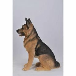 Outlet 🔥 Animal Statues Hi-Line Gift Ltd. Sitting German Shepherd Garden Statue 🌟 -Garden Statues Shop detail2HILI135