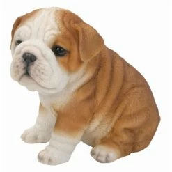 Discount 💯 Animal Statues Hi-Line Gift Ltd. Sitting Bulldog Puppy Garden Statue 👍 -Garden Statues Shop detail2HILI147