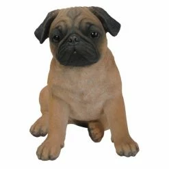 Cheap 🤩 Animal Statues Hi-Line Gift Ltd. Sitting Pug 🐶 Dog Garden Statue ✔️ -Garden Statues Shop detail2HILI162