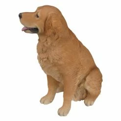 Discount 😀 Animal Statues Hi-Line Gift Ltd. Sitting Retriever 🐕 Dog Garden Statue 🌟 -Garden Statues Shop detail2HILI163
