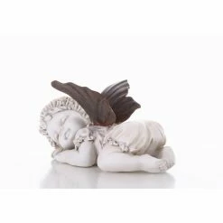 Deals 🌟 Fairy Statues Hi-Line Gift Ltd. Sleeping Baby Fairy Garden Statue 😍 -Garden Statues Shop detail2HILI237