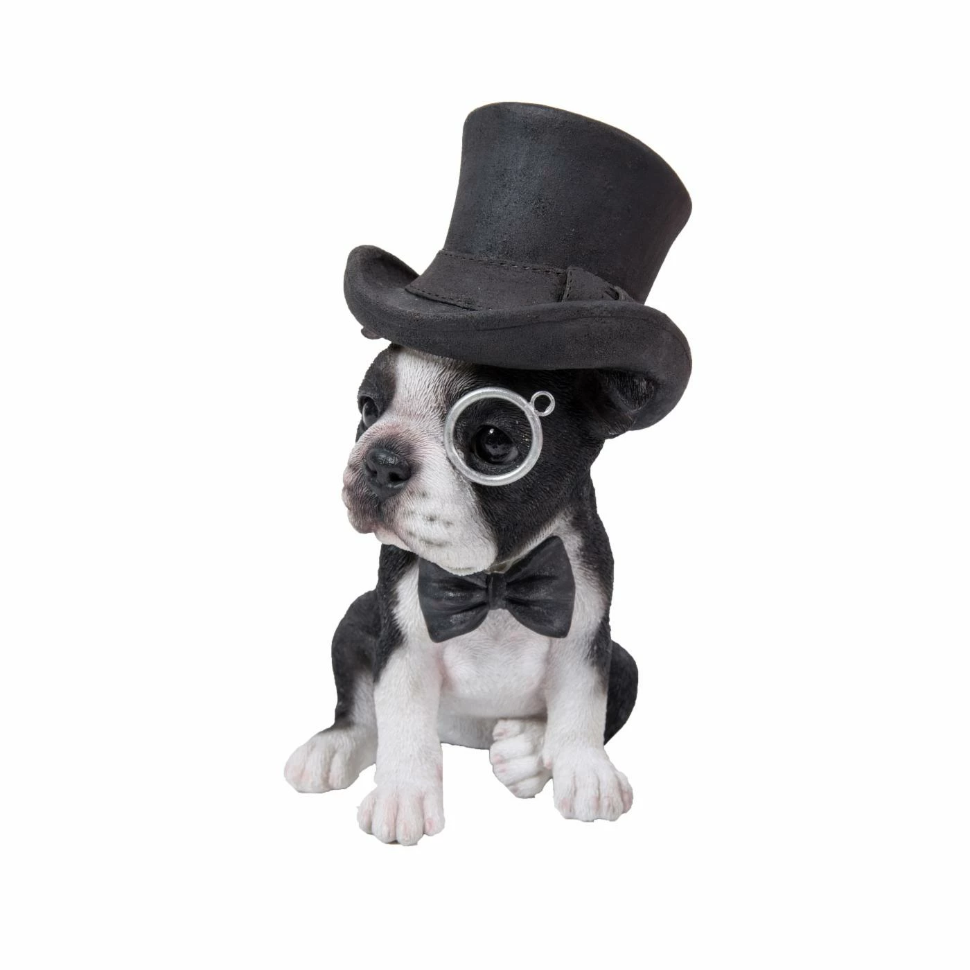 Buy ๐ Animal Statues Hi-Line Gift Ltd. Boston Terrier With Top Hat And Spectacle And Bow Tie Statue โ 6 Buy ๐ Animal Statues Hi-Line Gift Ltd. Boston Terrier With Top Hat And Spectacle And Bow Tie Statue โ - Image 4