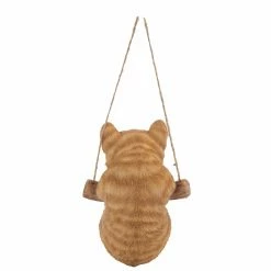 Outlet 😉 Animal Statues Hi-Line Gift Ltd. Hanging Tabby Kitten Statue 🌟 -Garden Statues Shop detail2HILI540