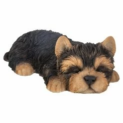 Best reviews of 😀 Animal Statues Hi-Line Gift Ltd. Yorkshire Terrier Puppy Sleeping ✨ -Garden Statues Shop detail2HILI570
