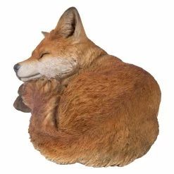 Budget 😍 Animal Statues Hi-Line Gift Ltd. Fox Pup Sleeping 😉 -Garden Statues Shop detail2HILI578