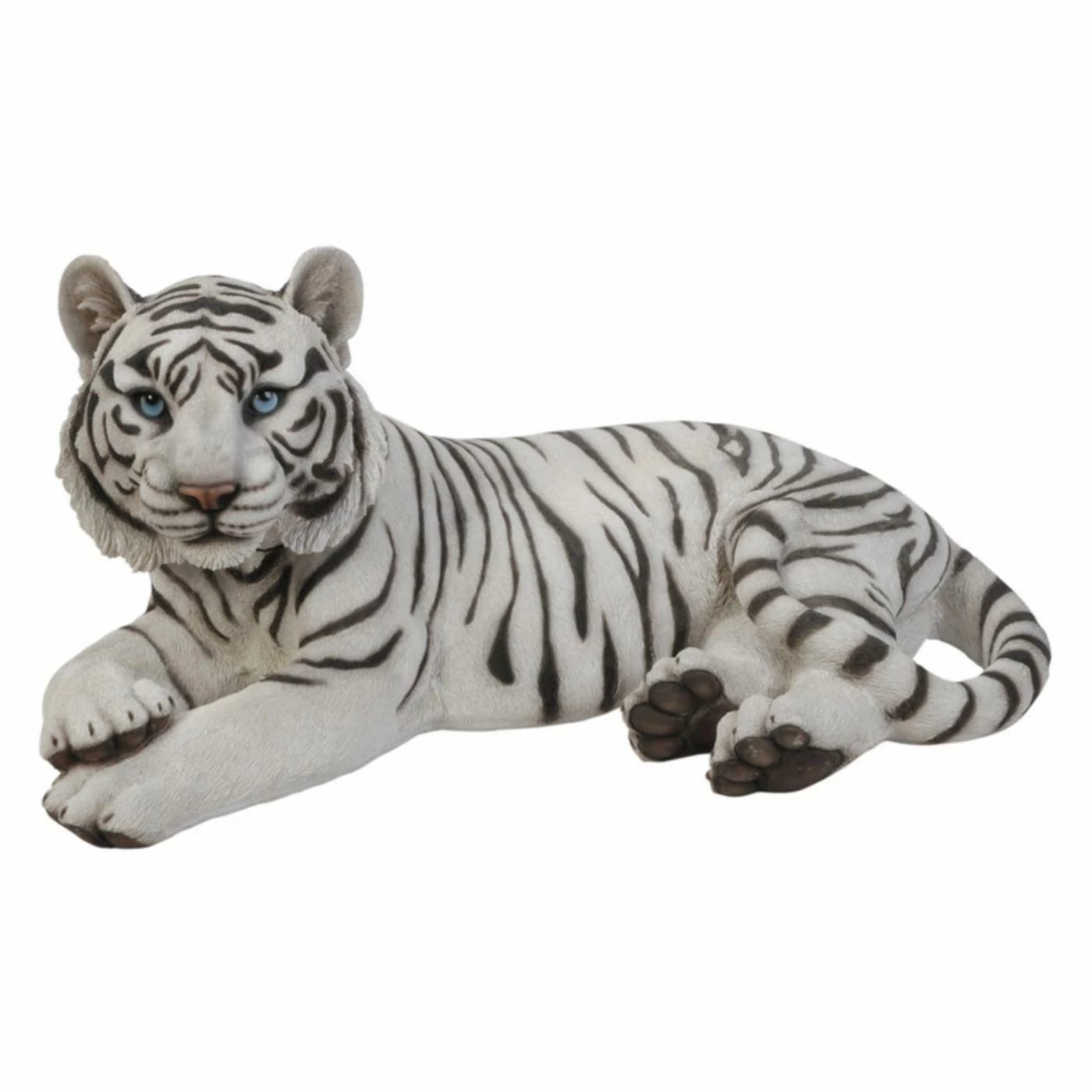 Outlet 💯 Animal Statues Hi-Line Gift Ltd. White Tiger Laying Down Statue ✔️ 6 Outlet 💯 Animal Statues Hi-Line Gift Ltd. White Tiger Laying Down Statue ✔️ - Image 4