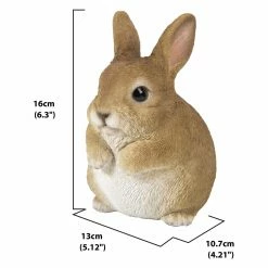 Deals 🤩 Animal Statues Hi-Line Gift Ltd. Chubby Rabbit Standing Garden Statue 🥰 -Garden Statues Shop detail2HILI975