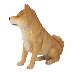 Budget 🌟 Animal Statues Hi-Line Gift Ltd. Shiba Inu Sitting Garden Statue ✨ -Garden Statues Shop detail2HILI984