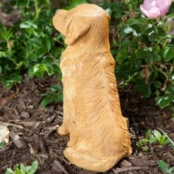Discount 👍 Animal Statues Sandicast Original Size Golden Retriever Sculpture - Sitting 🌟 13 Discount 👍 Animal Statues Sandicast Original Size Golden Retriever Sculpture - Sitting 🌟 -Garden Statues Shop detail2SAND141