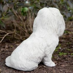 Deals 🔥 Animal Statues Sandicast Original Size Maltese Sculpture 🥰 -Garden Statues Shop detail2SAND158