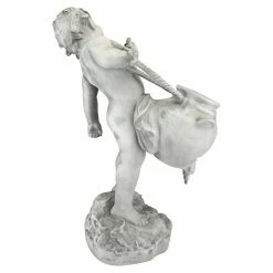 Promo 🔔 Children Statues Design Toscano Young Child Urn Carrier Garden Statue ⭐ -Garden Statues Shop detail2TOSC2111