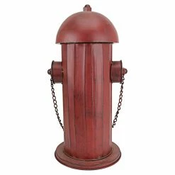 Hot Sale 🌟 Other Garden Statues Design Toscano Vintage Metal Fire Hydrant Garden Statue 🛒 -Garden Statues Shop detail2TOSC2136