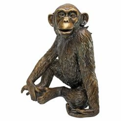 Wholesale 🎁 Animal Statues Design Toscano Chatty Chimpanzee Garden Statue 🎁 -Garden Statues Shop detail2TOSC2409
