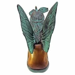 Best Pirce 🥰 Fairy Statues Design Toscano Bird Fairy Garden Statue 😀 -Garden Statues Shop detail2TOSC2446