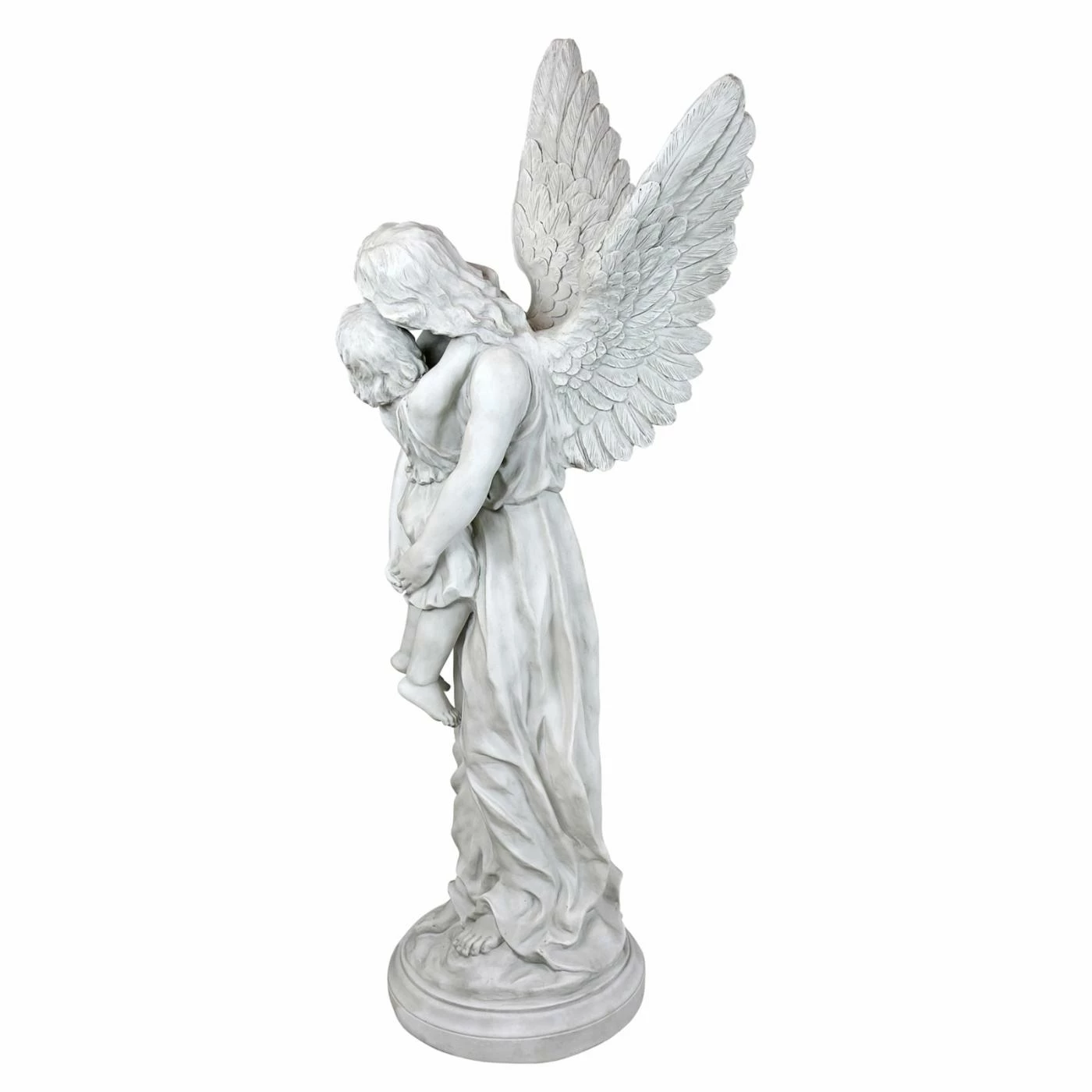 Hot Sale ❤️ Angel & Cherub Statues Design Toscano Heavens Guardian Angel Garden Statue ✔️ 6 Hot Sale ❤️ Angel & Cherub Statues Design Toscano Heavens Guardian Angel Garden Statue ✔️ - Image 4