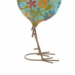 Brand new 😀 Animal Statues DecMode Rooster With Head Up Garden Sculpture 🎉 -Garden Statues Shop detail2UMA1704