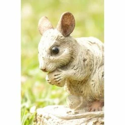 Wholesale 🎉 Animal Statues Hi-Line Gift Ltd. Driftwood Mouse Figurine 🌟 -Garden Statues Shop detail3HILI1054