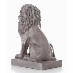 Outlet 😍 Animal Statues Hi-Line Gift Ltd. Sitting Lion Garden Statue 🧨 -Garden Statues Shop detail3HILI228
