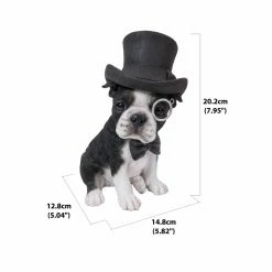 Buy ๐ Animal Statues Hi-Line Gift Ltd. Boston Terrier With Top Hat And Spectacle And Bow Tie Statue โ 13 Buy ๐ Animal Statues Hi-Line Gift Ltd. Boston Terrier With Top Hat And Spectacle And Bow Tie Statue โ -Garden Statues Shop detail3HILI530
