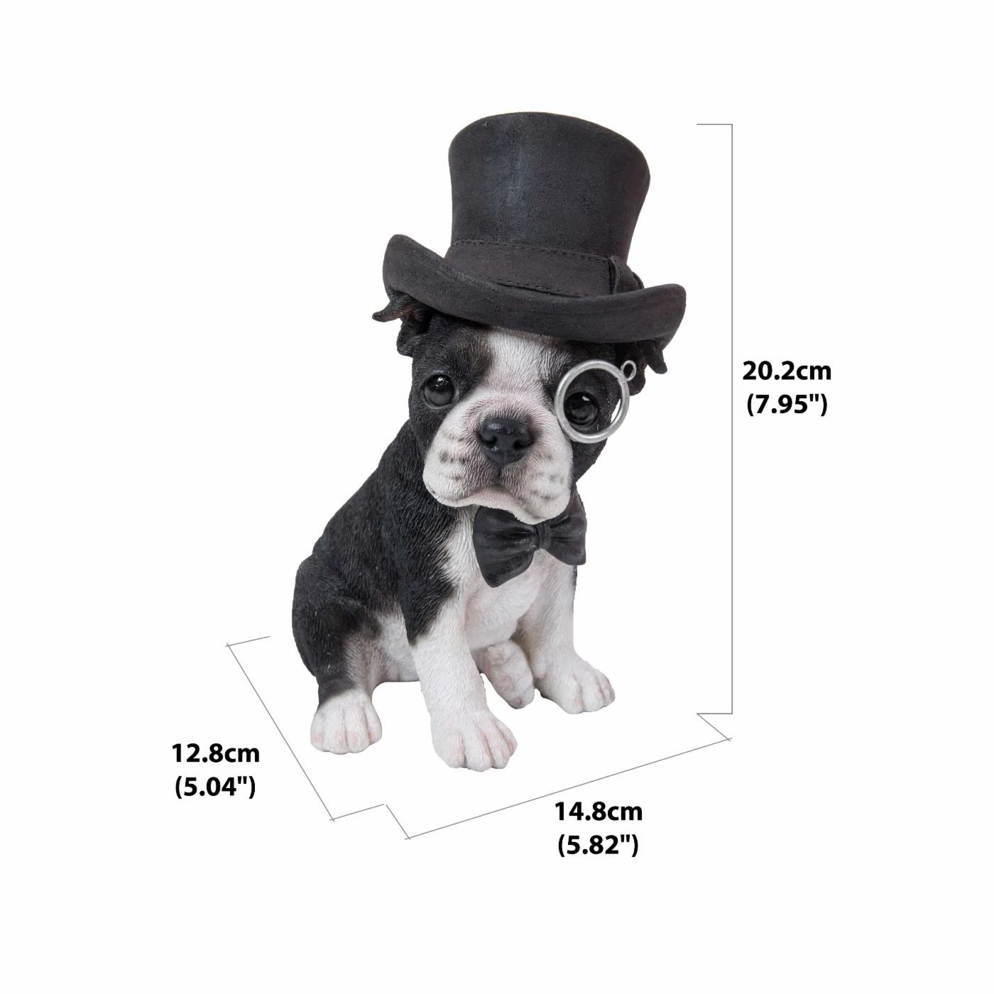 Buy ๐ Animal Statues Hi-Line Gift Ltd. Boston Terrier With Top Hat And Spectacle And Bow Tie Statue โ 8 Buy ๐ Animal Statues Hi-Line Gift Ltd. Boston Terrier With Top Hat And Spectacle And Bow Tie Statue โ - Image 6