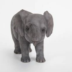Brand new 🎉 Animal Statues Hi-Line Gift Ltd. Elephant Baby Statue 🧨 -Garden Statues Shop detail3HILI557