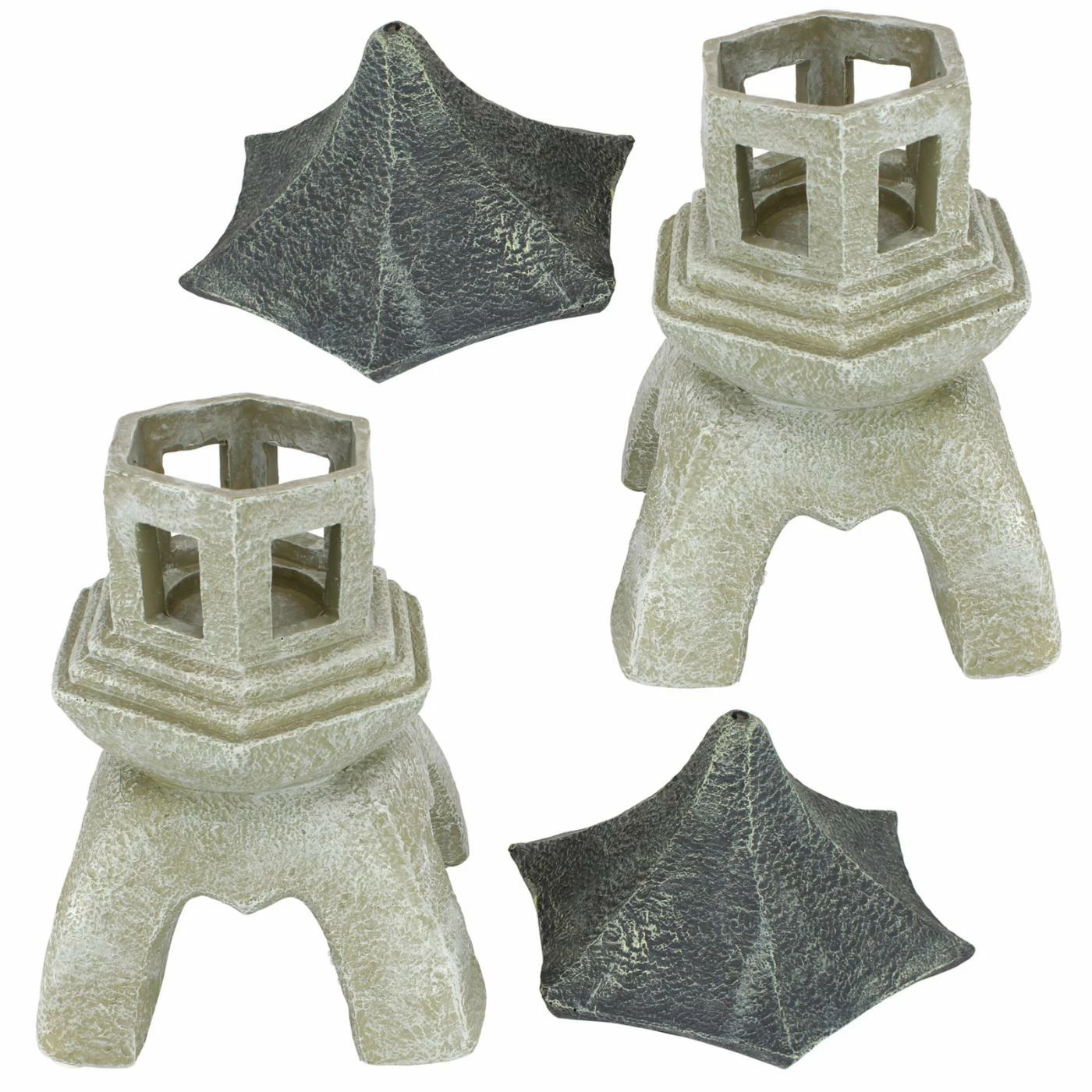 Outlet 😍 Oriental Statues Design Toscano Asian Pagoda Statues - Set Of 2 🥰 8 Outlet 😍 Oriental Statues Design Toscano Asian Pagoda Statues - Set Of 2 🥰 - Image 6