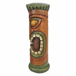 Brand new ✔️ Other Garden Statues Design Toscano Aloha Hawaii Tiki Sculpture - Moai Haku Hana 🌟 -Garden Statues Shop detail3TOSC886