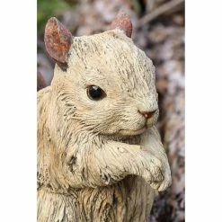 New 🎁 Animal Statues Hi-Line Gift Ltd. Driftwood Squirrel Figurine 😉 -Garden Statues Shop detail4HILI1050