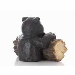 Budget ❤️ Animal Statues Hi-Line Gift Ltd. Bear With Go Fishing Sign Garden Statue ⌛ -Garden Statues Shop detail4HILI219