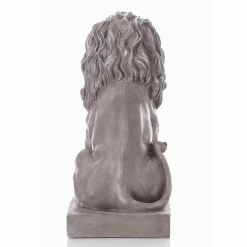 Outlet 😍 Animal Statues Hi-Line Gift Ltd. Sitting Lion Garden Statue 🧨 -Garden Statues Shop detail4HILI228