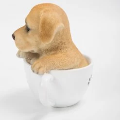 Cheapest 🔔 Animal Statues Hi-Line Gift Ltd. Teacup Labrador Puppy Statue ⌛ -Garden Statues Shop detail4HILI546