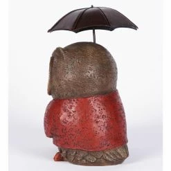 Coupon ⭐ Animal Statues Hi-Line Gift Ltd. 👩 Mother And Baby Owl Under Umbrella Figurine ❤️ -Garden Statues Shop detail4HILI997