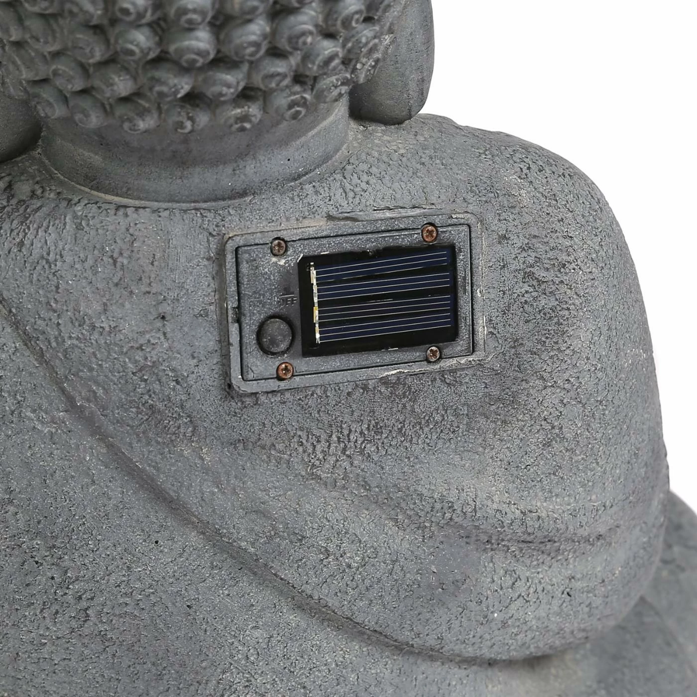 Budget ❤️ Oriental Statues LuxenHome Meditating Buddha Statue With Solar Light 🤩 9 Budget ❤️ Oriental Statues LuxenHome Meditating Buddha Statue With Solar Light 🤩 - Image 7