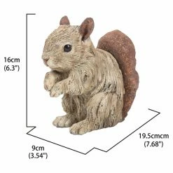 New 🎁 Animal Statues Hi-Line Gift Ltd. Driftwood Squirrel Figurine 😉 -Garden Statues Shop detail5HILI1050