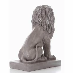 Outlet 😍 Animal Statues Hi-Line Gift Ltd. Sitting Lion Garden Statue 🧨 -Garden Statues Shop detail5HILI228