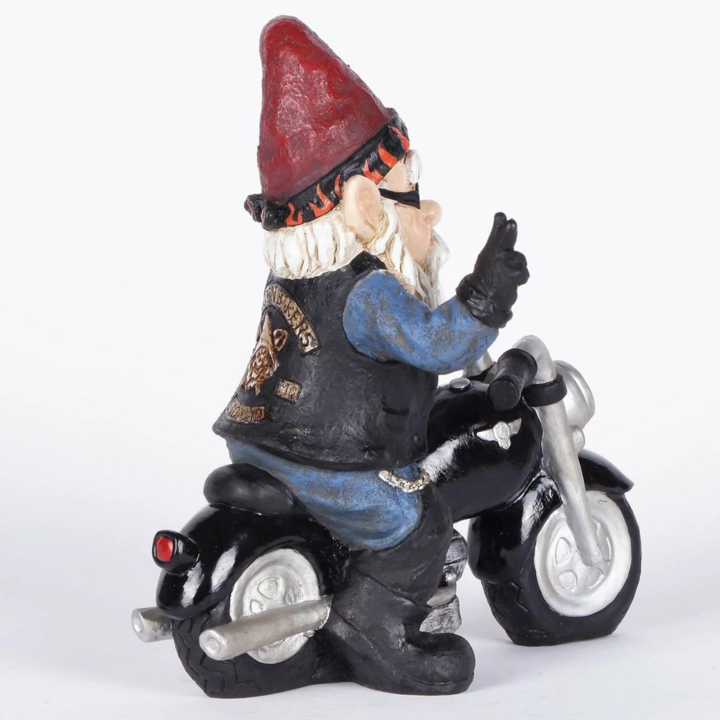 Wholesale 🔔 Garden Gnomes Hi-Line Gift Ltd. Peace Biker Gnome Figurine 🎁 10 Wholesale 🔔 Garden Gnomes Hi-Line Gift Ltd. Peace Biker Gnome Figurine 🎁 - Image 8