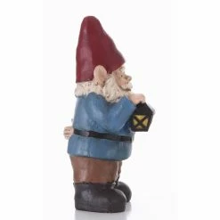 Deals 🔥 Garden Gnomes Hi-Line Gift Ltd. Gnome Holding Lantern Garden Statue ⭐ -Garden Statues Shop detail6HILI209