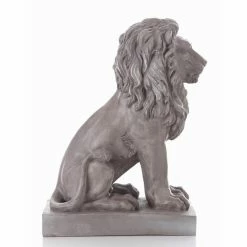 Outlet 😍 Animal Statues Hi-Line Gift Ltd. Sitting Lion Garden Statue 🧨 -Garden Statues Shop detail6HILI228