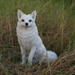 Promo 🔥 Animal Statues Hi-Line Gift Ltd. Snow Fox Statue 😍 -Garden Statues Shop detail6HILI615