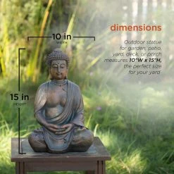 Buy 🤩 Religious Statues Alpine Meditating Buddha Garden Statue ❤️ 11 Buy 🤩 Religious Statues Alpine Meditating Buddha Garden Statue ❤️ -Garden Statues Shop detail7ALP1724