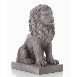 Outlet 😍 Animal Statues Hi-Line Gift Ltd. Sitting Lion Garden Statue 🧨 -Garden Statues Shop detail7HILI228