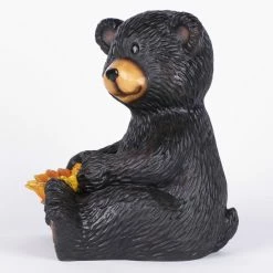 Flash Sale 🛒 Animal Statues Hi-Line Gift Ltd. Bear Cub Holding Sunflower Figurine 🥰 -Garden Statues Shop detail7HILI999