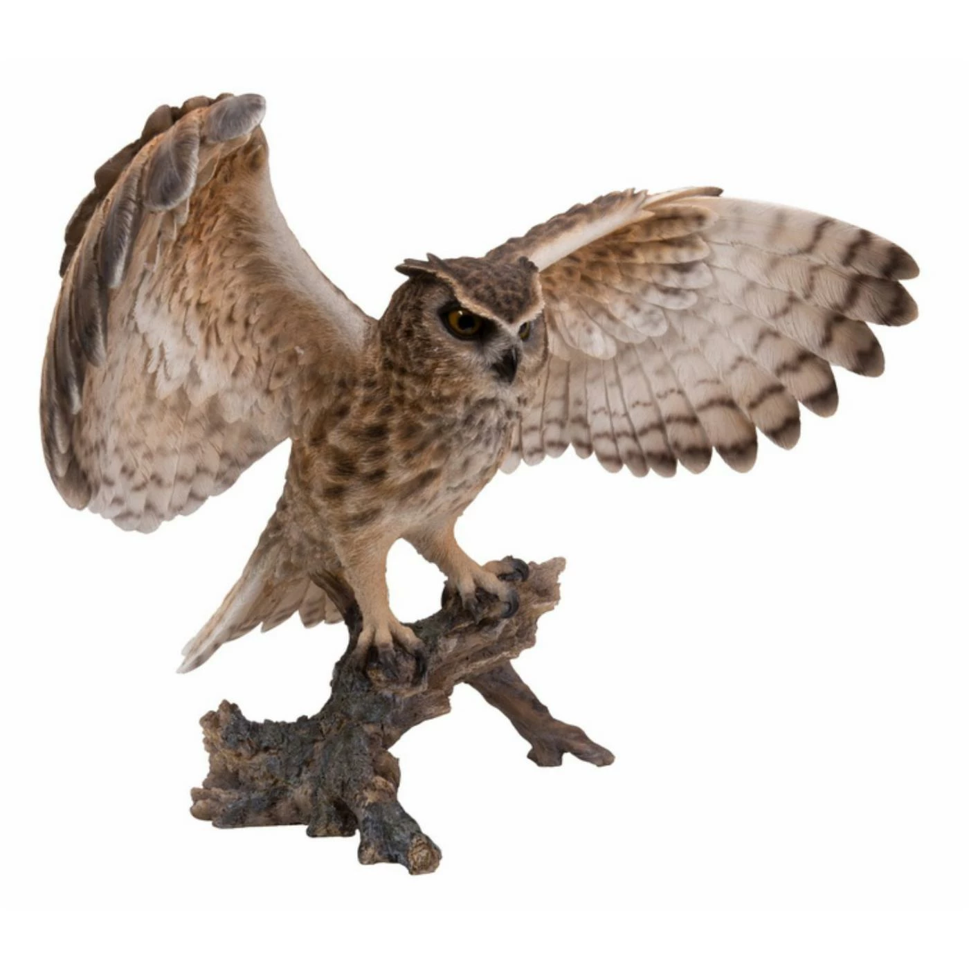 Cheap 🔥 Animal Statues Hi-Line Gift Ltd. Eagle Owl On Branch With Open Wings Garden Statue 🎁 5 Cheap 🔥 Animal Statues Hi-Line Gift Ltd. Eagle Owl On Branch With Open Wings Garden Statue 🎁 - Image 3