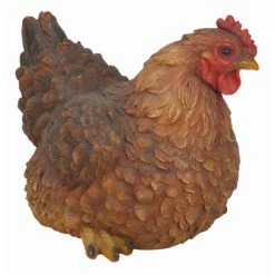 Top 10 👏 Animal Statues Hi-Line Gift Ltd. Squatting Hen Garden Statue 💯 -Garden Statues Shop detailHILI064