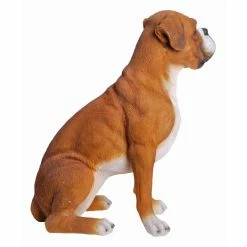 Best reviews of ❤️ Animal Statues Hi-Line Gift Ltd. This Sitting Boxer 🦮 Dog Garden Statue 🔔 -Garden Statues Shop detailHILI084
